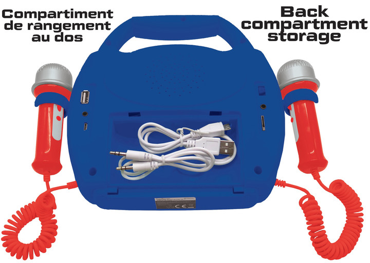 Przenośny głośnik Lexibook MP320SPZ Spider-Man Bluetooth z oświetleniem i 2 mikrofonami (3380743091259) - obraz 2