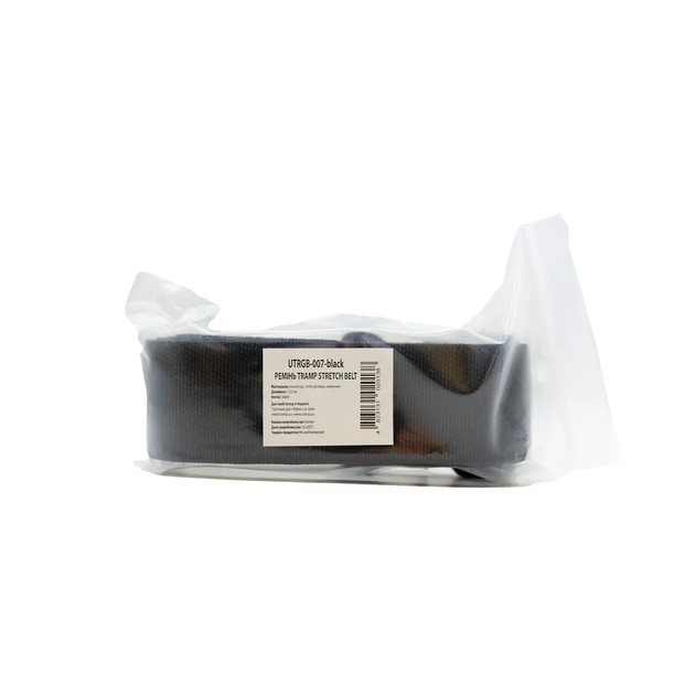 Міцний ремінь Tramp Stretch Belt black (UTRGB-007-black) - изображение 5