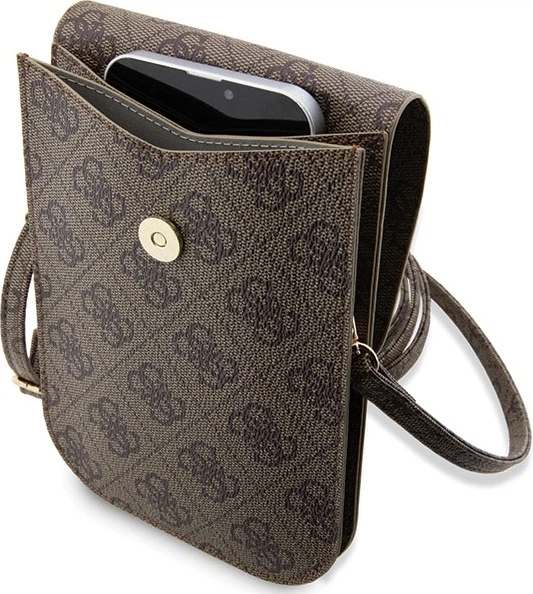 Сумка Guess 4G Stripes Brown (GUWBP4RPSW) - зображення 4