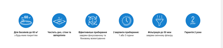 Робот-пылесоc для бассейна Aquaviva 7320-HT Black Pearl - изображение 6
