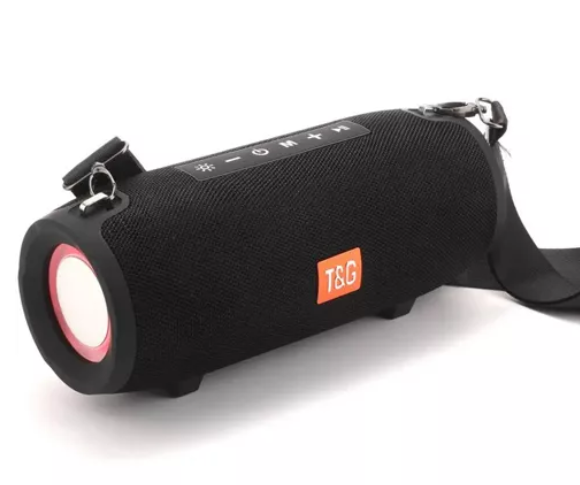 Портативна Bluetooth колонка T&G TG-322 бездротова переносна колонка з вологозахистом Чорний - Фото 1 Портативна Bluetooth колонка T&G TG-322 бездротова переносна колонка з вологозахистом Чорний - зображення 1