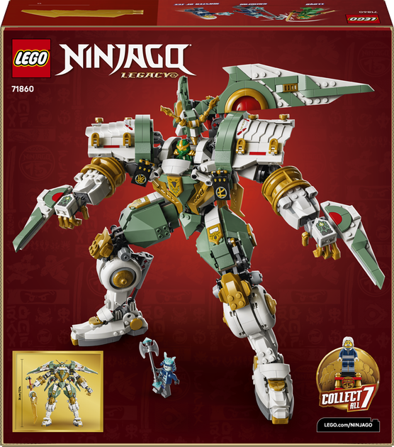 Конструктор LEGO Ninjago Титановый костюм Ллойда: 15-я годовщина