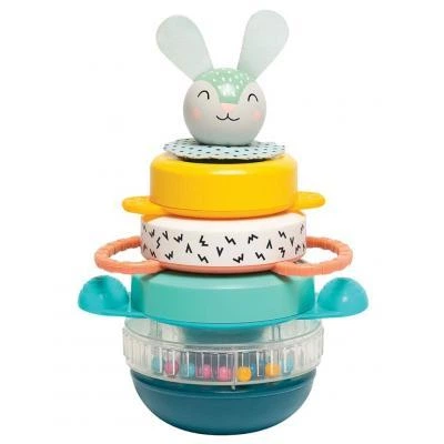 Развивающая игрушка Taf Toys пирамидка Кролик коллекция Полярное сияние (12445) - Фото 1 Развивающая игрушка Taf Toys пирамидка Кролик коллекция Полярное сияние (12445) - изображение 1