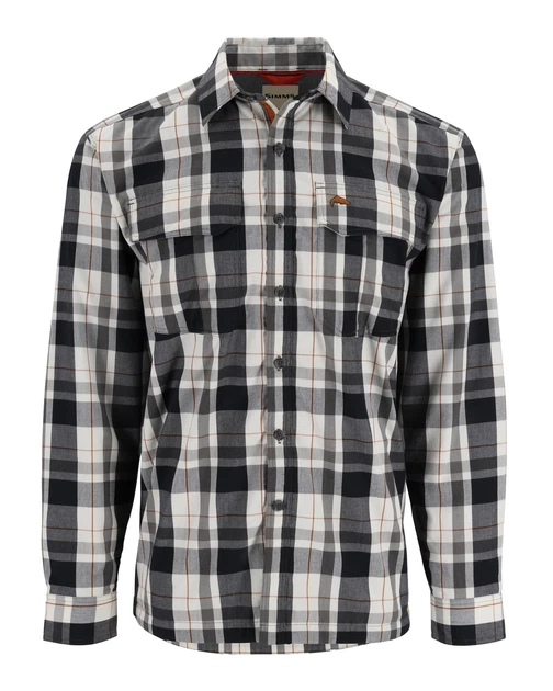 Рубашка Simms ColdWeather Shirt Gunmetal Logan Plaid XL - Фото 1 Рубашка Simms ColdWeather Shirt Gunmetal Logan Plaid XL - изображение 1