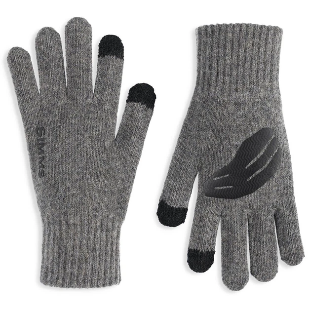 Перчатки Simms Wool Full Finger Glove Steel L/XL - Фото 1 Перчатки Simms Wool Full Finger Glove Steel L/XL - изображение 1