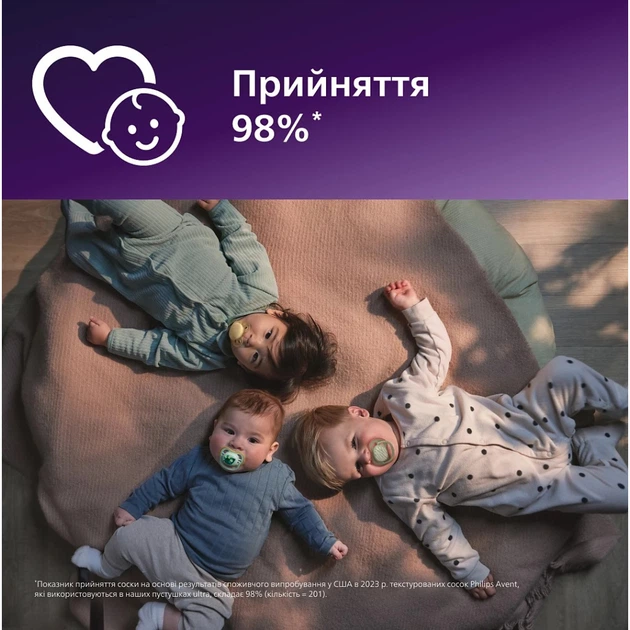 Пустушка Philips AVENT Ultra Air, 6-18 міс., салатово-рожева (SCF087/13) - зображення 4