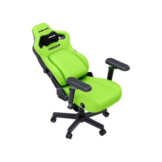 Крісло геймерське ігрове Anda Seat Kaiser 4 V2 Size XL Cyber Green PVC (AD12YDDC-XLL-20-C-PV/C-03) - изображение 7