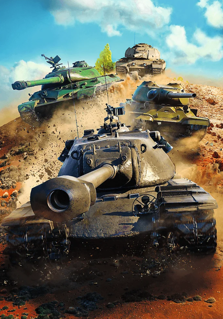 Пазл World of Tanks: Танки в бою - 1000 елементів Trefl 10943 - зображення 2