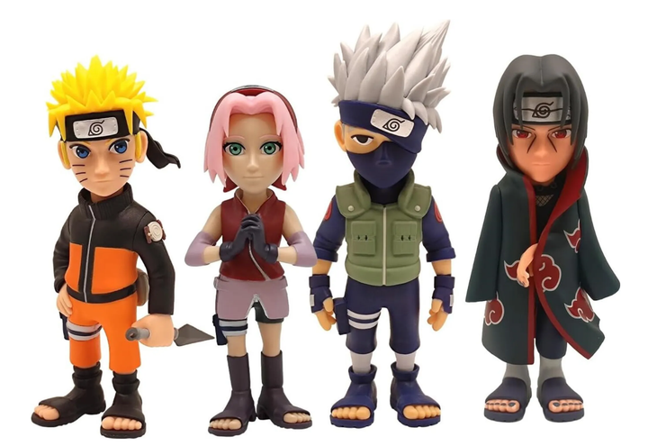 Набор фигурок Naruto Shippuden (Наруто, Сакура, Какаши, Итачи) — Minix 14811 - изображение 4