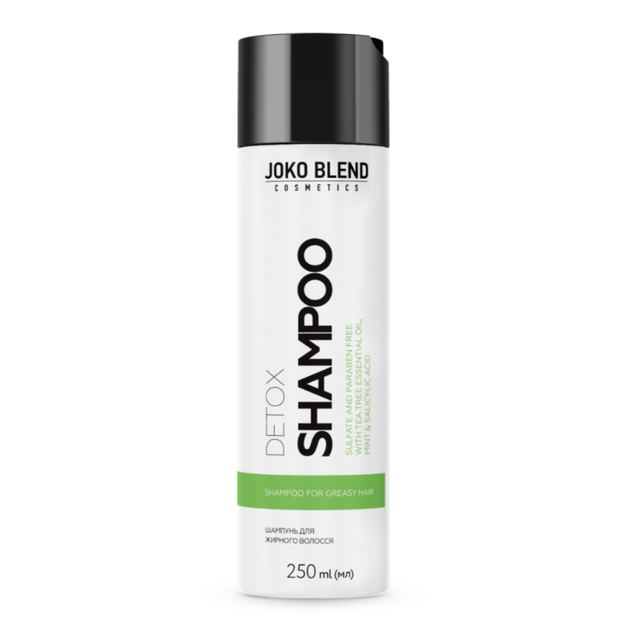 Безсульфатний шампунь для жирного волосся Detox Joko Blend 250 мл - Фото 1 Безсульфатний шампунь для жирного волосся Detox Joko Blend 250 мл - изображение 1