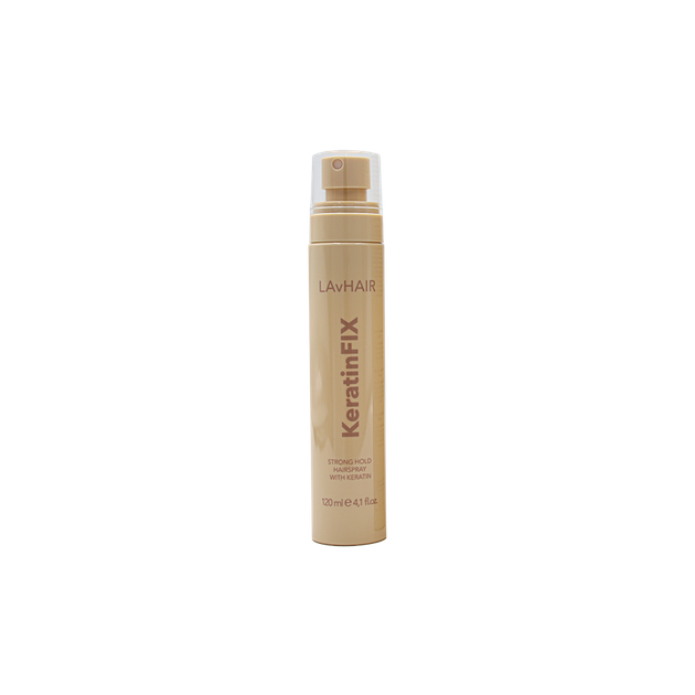 KeratinFIX лак для волосся сильної фіксації з кератином Elan 120ml - Фото 1 KeratinFIX лак для волосся сильної фіксації з кератином Elan 120ml - зображення 1