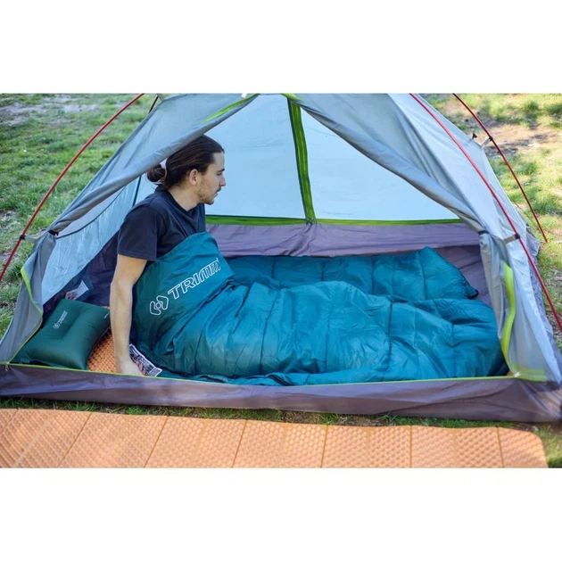 Спальний мішок літній Trimm Travel Olive 185R (100075842) - зображення 5