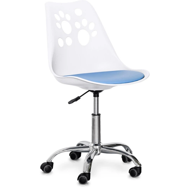 Детское кресло Indigo Evo-kids H-232 W/BL, White/Blue - Фото 1 Детское кресло Indigo Evo-kids H-232 W/BL, White/Blue - изображение 1