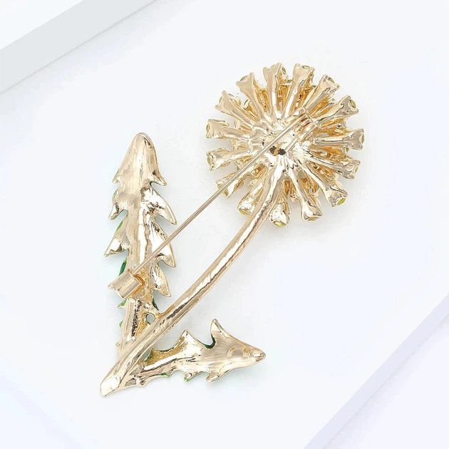 Брошь BROCHE бижутерия Цветы Одуванчик золотистая BRBF115277 - изображение 3
