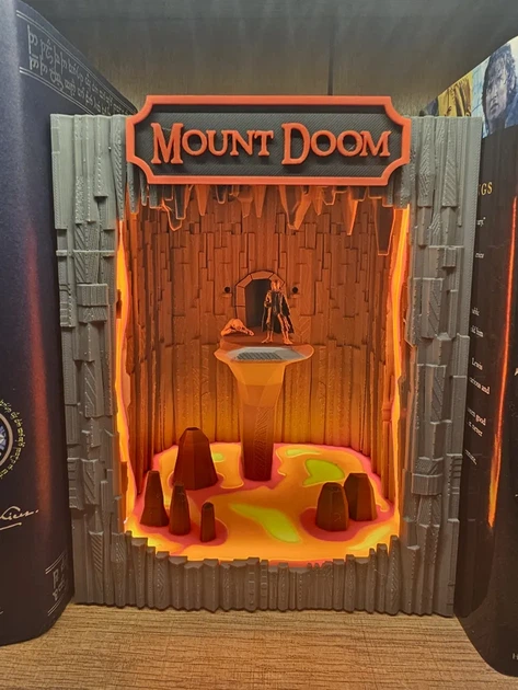 Вставка на книжкову поліцю Book Nook Гора Фатум. Aivory - зображення 3