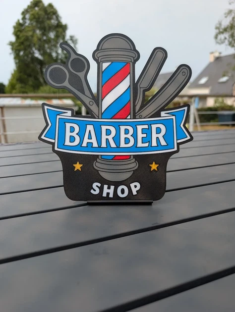 Декоративна вивіска Barber shop. Aivory - зображення 2