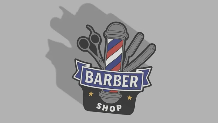 Декоративна вивіска Barber shop. Aivory - зображення 3