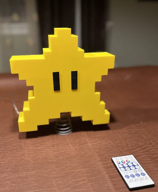 Верхівка на ялинку піксельна зірка з гри Super Mario. Aivory - изображение 2