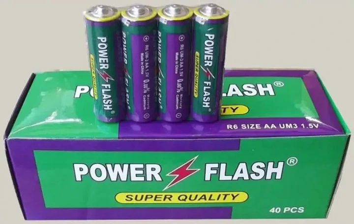 Батарейка пальчиковая Power Flash AA (LR6) Alkaline +40% энергии (1 шт.) - Фото 3 Батарейка пальчиковая Power Flash AA (LR6) Alkaline +40% энергии (1 шт.) - изображение 3
