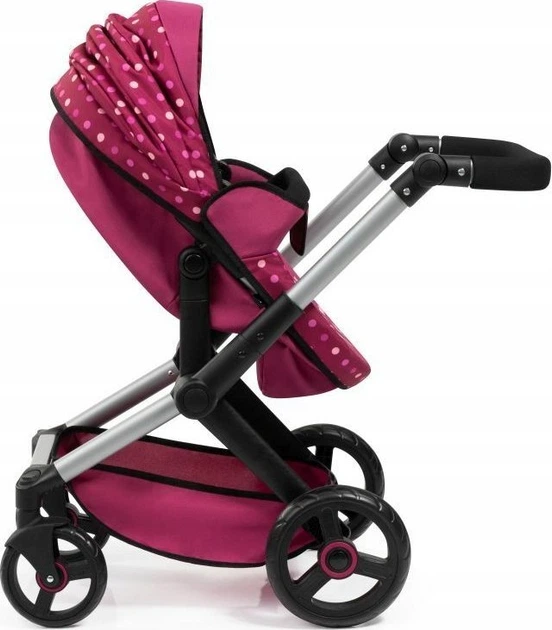 Коляска для ляльки Bayer Design XEO 17067AA Бордова (4003336170672) (955555913941033) - Уцінка - зображення 5