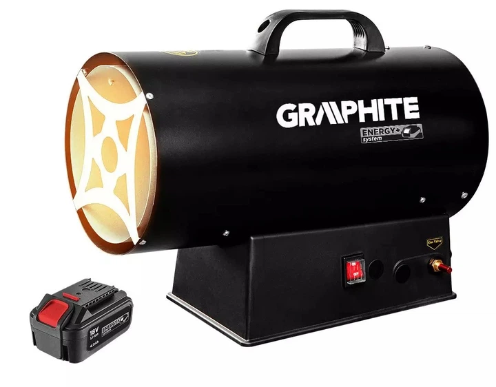 Газова пушка GRAPHITE 30 кВт акумуляторна 58GE101 (5902062069757) (955555915336927) - Уцінка - зображення 3