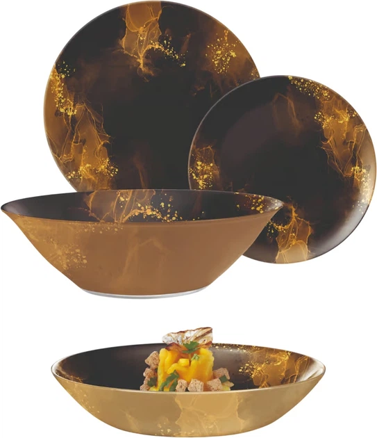 Serwis obiadowy Luminarc Metavox dla 6 osób 19 elementów (0883314000115) (955555910044641) - Outlet - obraz 2