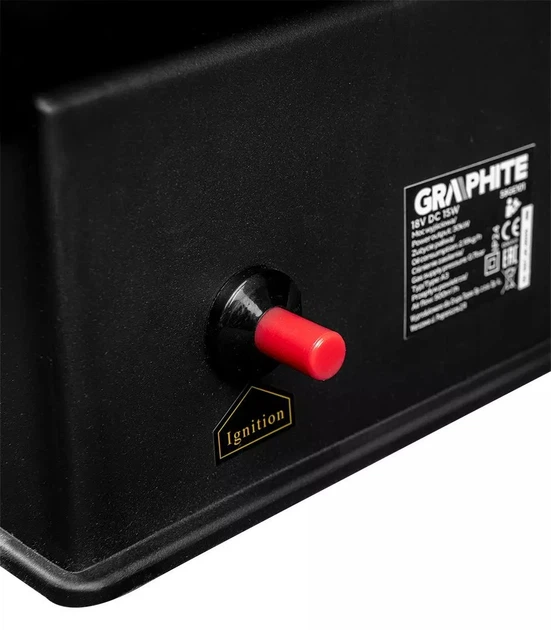Газова пушка GRAPHITE 30 кВт акумуляторна 58GE101 (5902062069757) (955555915336927) - Уцінка - зображення 7
