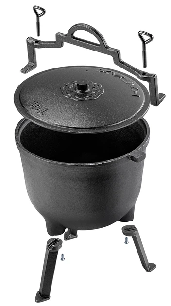 Набір мисливський казанок Kadax Hagen 10 л + ложка (5906638303771) - зображення 6