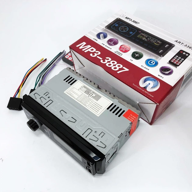 Автомагнитола MP3 3887 ISO 1DIN сенсорный дисплей LED/LCD, Автомобильная магнитола 1din штатная - изображение 9