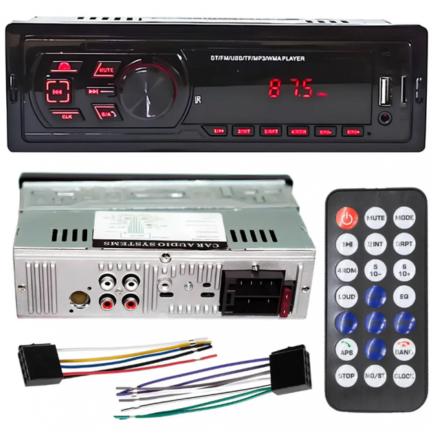Автомагнитола JSD306 ISO - Bluetooth, FM, USB, microSD, AUX 4x60W - Фото 1 Автомагнитола JSD306 ISO - Bluetooth, FM, USB, microSD, AUX 4x60W - изображение 1