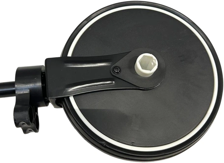 Rowerek biegowy EcoToys z rączką do prowadzenia YM-BT-6 Push White (5903769975563) (955555909732222) - Outlet - obraz 2