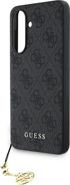 Etui plecki Guess 4G Charms Collection do Samsung Galaxy A56 Black (GUHCSA56GF4GGR) - obraz 5