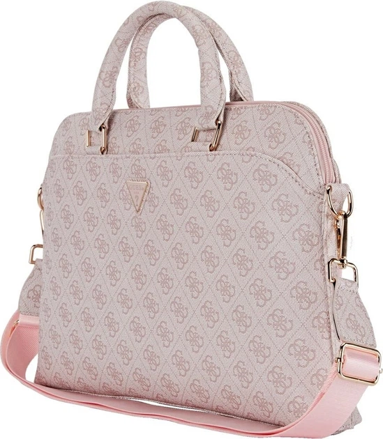 Torba na laptopa Guess 4G Triangle Logo 15" Pink (GUCB15P4DPTP) - obraz 2