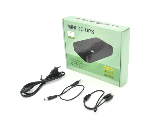 ИБП UPS-18W DC1018P YT45391 для роутеров/коммутаторов/PON/POE-430, 5//9/12V, 1A, 10400MAh(4*2600MAh), Black, BOX - изображение 3