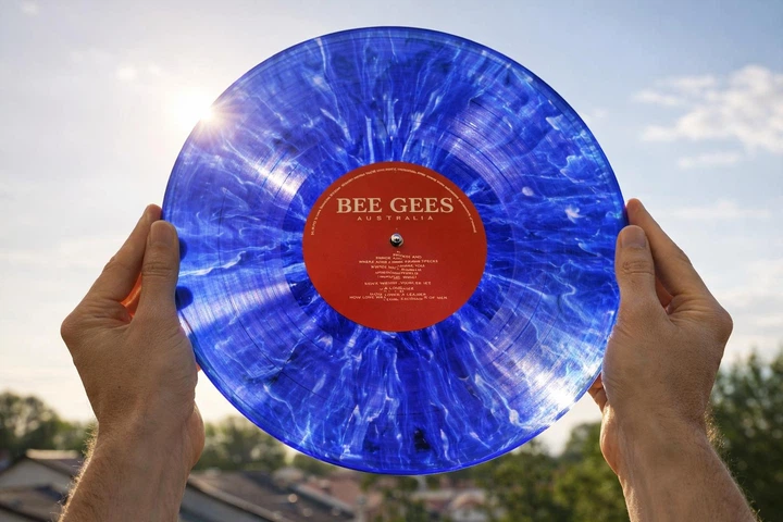 Вінілова платівка The Bee Gees Australia 12" унікальне блакитне видання BLUE - Фото 2 Вінілова платівка The Bee Gees Australia 12" унікальне блакитне видання BLUE - изображение 2