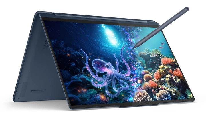 Ноутбук Lenovo Yoga 9 2-in-1 14ILL10; Copilot+ PC (83LC0001US) Cosmic Blue - Фото 8 Ноутбук Lenovo Yoga 9 2-in-1 14ILL10; Copilot+ PC (83LC0001US) Cosmic Blue - изображение 8