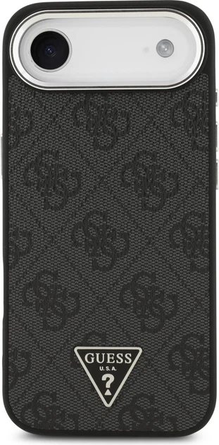 Панель Guess 4G Triangle Logo MagSafe для Apple iPhone Air Black-Silver (GUHMP17MP4TSRCMK) - зображення 3