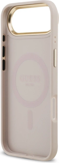 Etui plecki Guess 4G PU Classic Logo MagSafe do Apple iPhone Air Pink (GUHMP17MP4MSEGCP) - obraz 7
