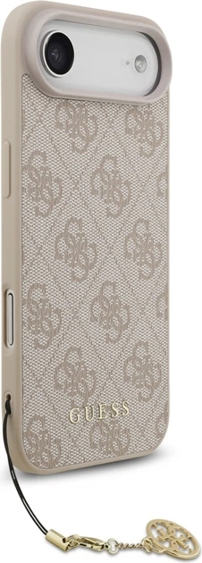 Etui plecki Guess 4G Charms Collection MagSafe do Apple iPhone Air Pink (GUHMP17MGF4GCP) - obraz 2