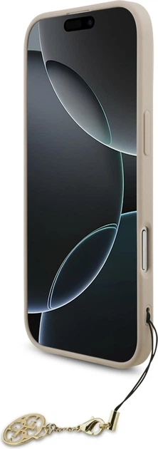 Etui plecki Guess 4G Charms Collection MagSafe do Apple iPhone Air Pink (GUHMP17MGF4GCP) - obraz 4