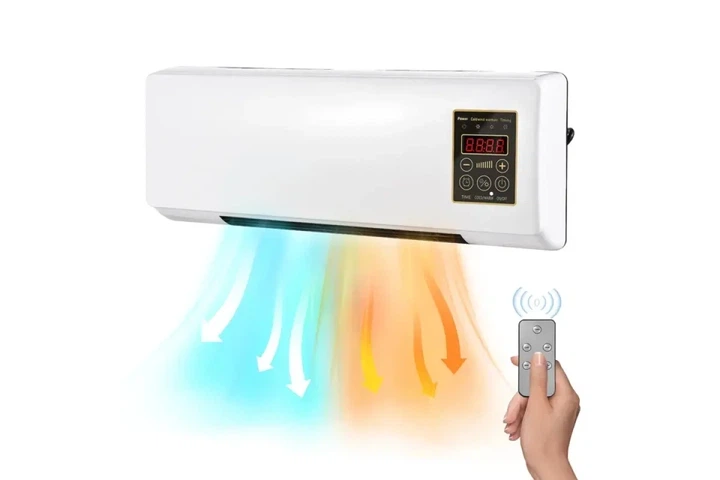 Настінний мобільний кондиціонер Wall Air Cooler 2000 Вт з обігрівом і пультом управління охолодження для дому, кондиціонер для офісу та дачі ефективний клімат-контроль мобільний обігрівач для кімнати - зображення 3