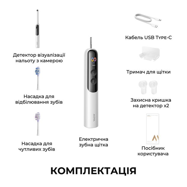 Электрическая зубная щетка MOVA Fresh 20 Sensus-White - изображение 16