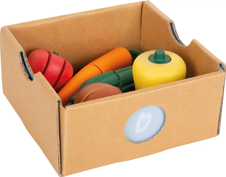 Ігровий набір Small Foot овочів для нарізки 13 елементів 12329 (4020972123299) - зображення 2