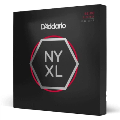Струны для гитары D'Addario NYXL Bass Heavy (55-110) (NYXL55110) - изображение 2