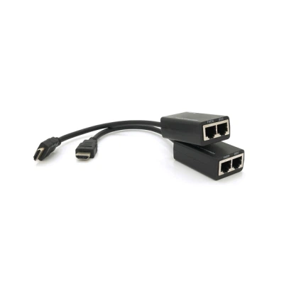 Адаптер HDMI extender passive 30m 2xCAT5E/6 Voltronic (YT-SEP HDMI/2P-30m) - зображення 4