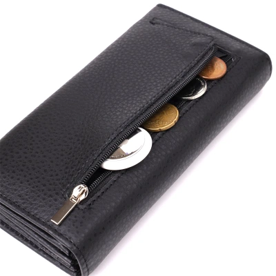 Кошелек ST Leather Из натуральной кожи Черный (23084) - изображение 2