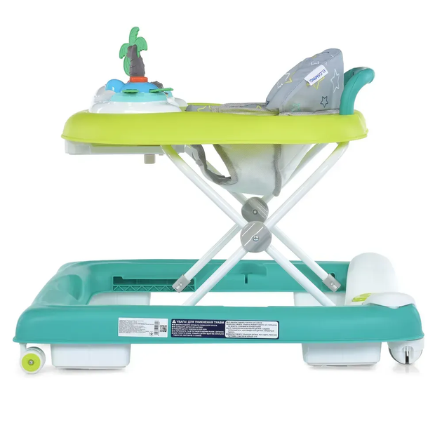 Ходунки дитячі El Camino Paradise ME 1103 Tropical Green Зелені - Фото 4 Ходунки дитячі El Camino Paradise ME 1103 Tropical Green Зелені - изображение 4