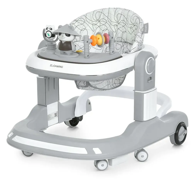 Ходунки дитячі El Camino ME 1200 Ursa Gray Сірі - Фото 1 Ходунки дитячі El Camino ME 1200 Ursa Gray Сірі - зображення 1