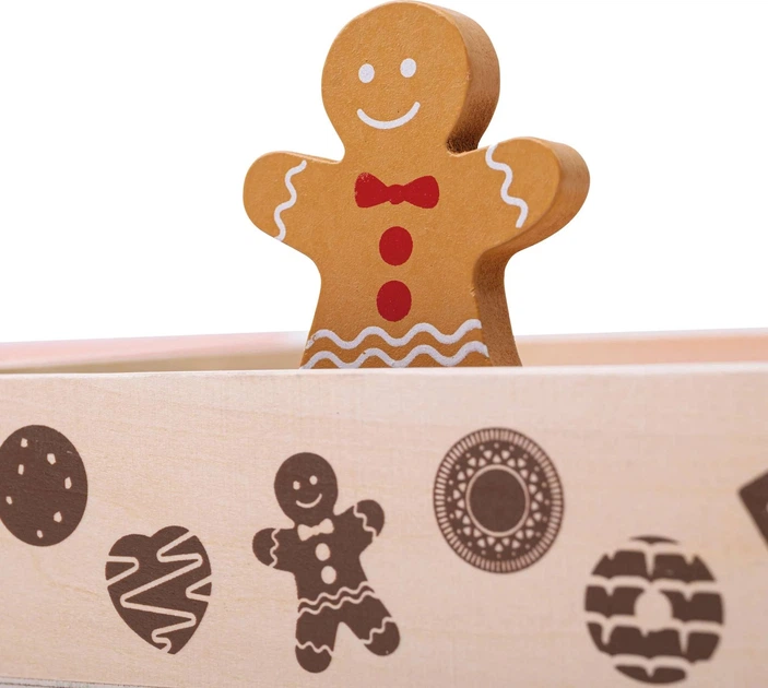 Zestaw do zabawy Bigjigs Toys Pudełko na ciasteczka 17 elementów BJ470 (0691621448359) - obraz 8