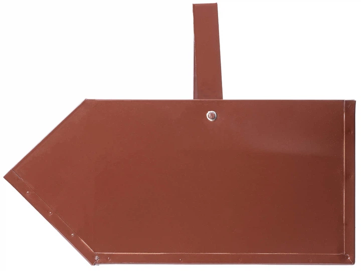 Stalowy pojemnik na węgiel i popiół Kadax Altikon Brązowy (5903699424940) - obraz 4